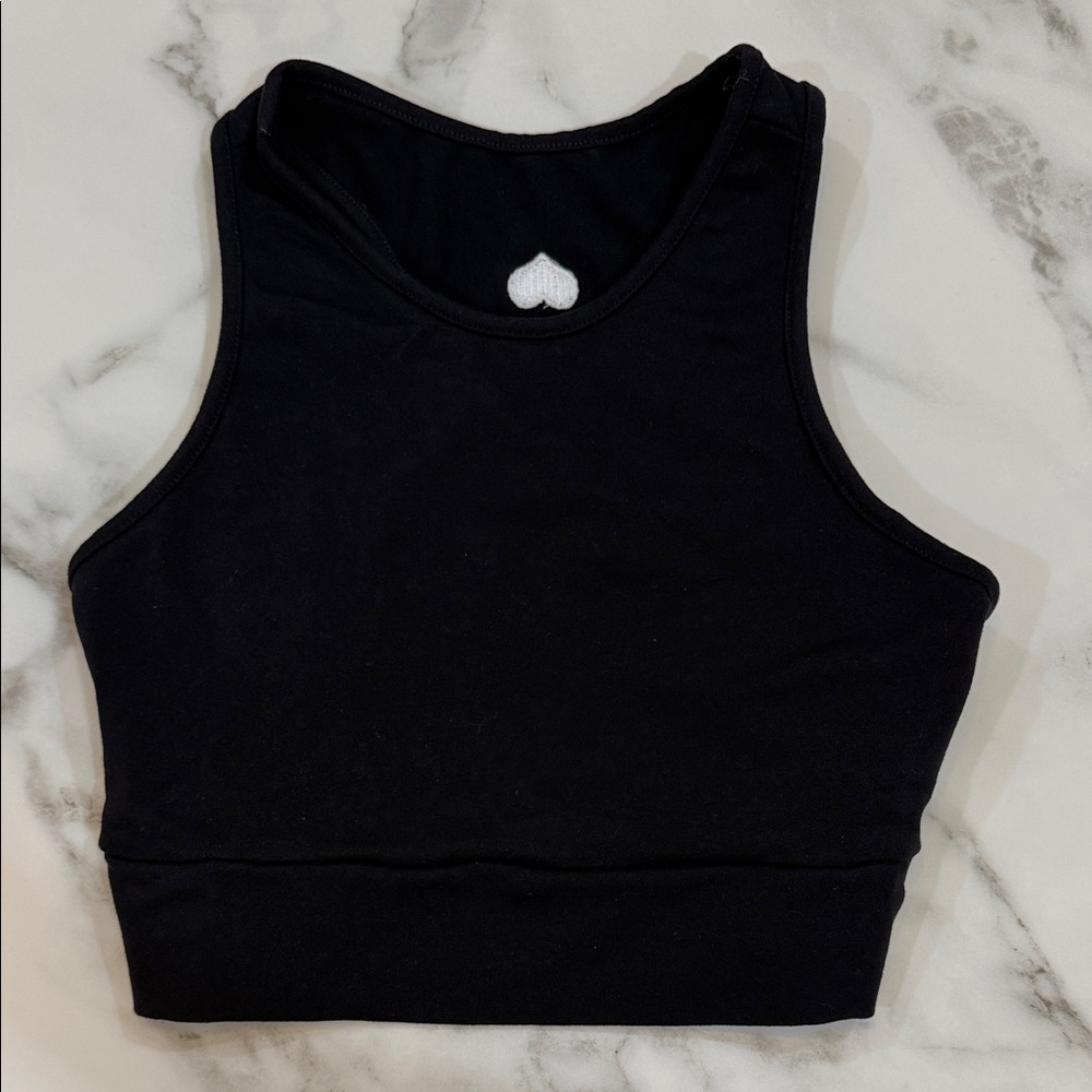 Black Booty by Brabants Sleeveless Crop Top